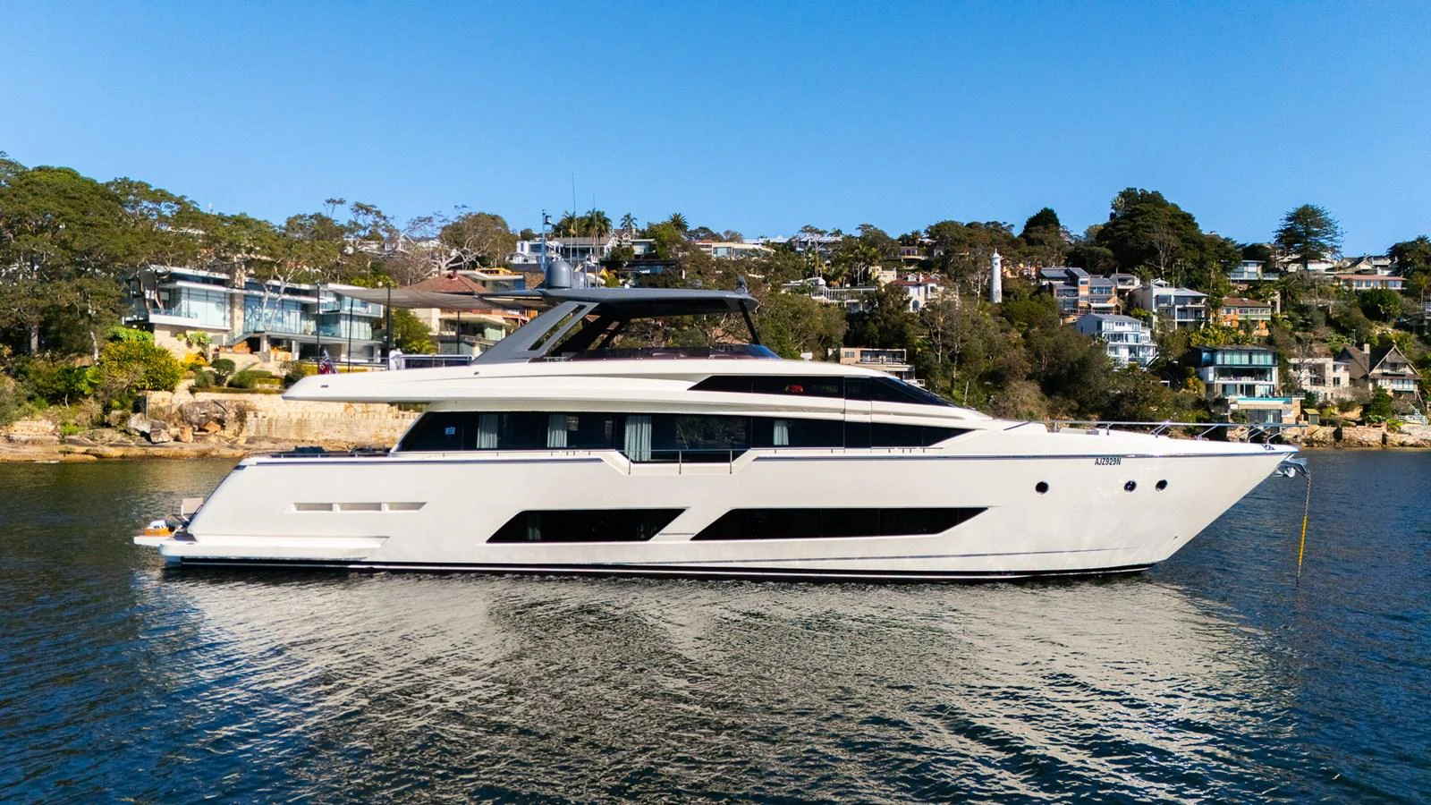 a boat on the water aboard TORO Yacht for Sale