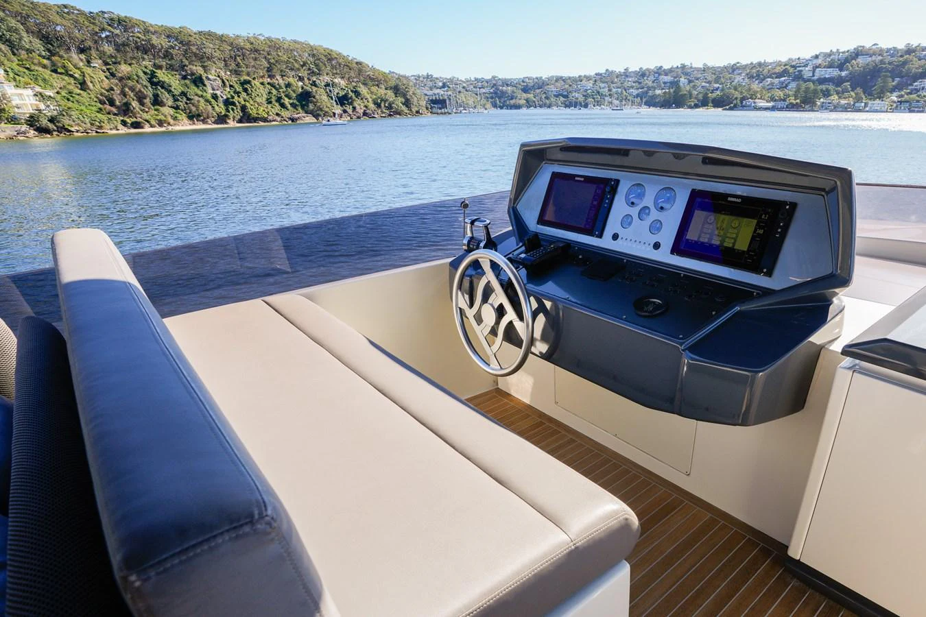a boat on the water aboard TORO Yacht for Sale