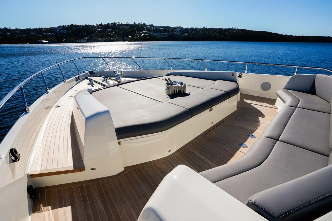 a boat on a body of water aboard TORO Yacht for Sale