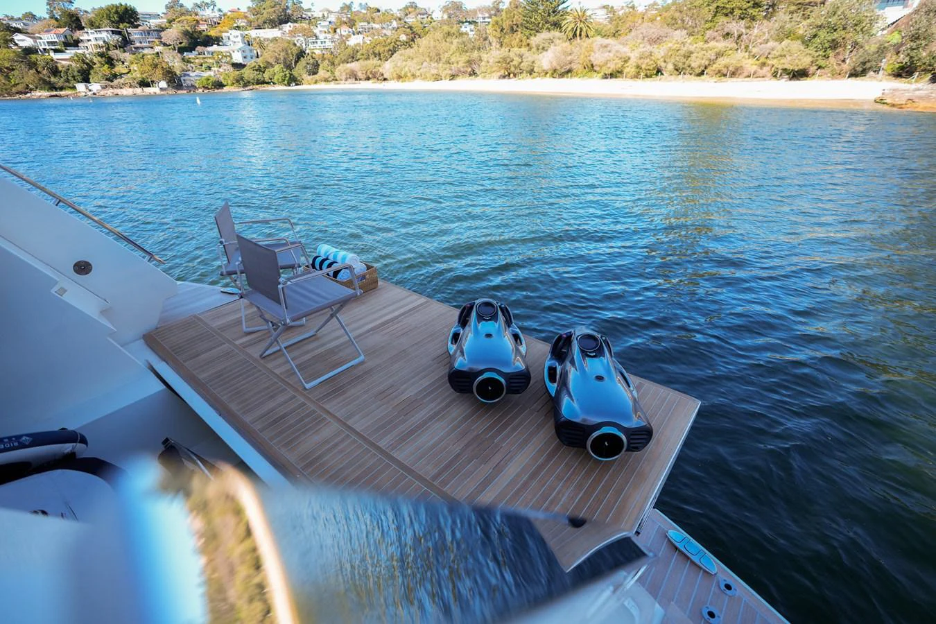 a boat on the water aboard TORO Yacht for Sale