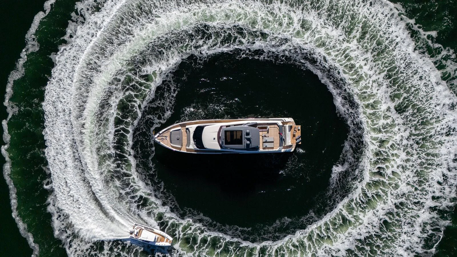 a boat in the water aboard TORO Yacht for Sale