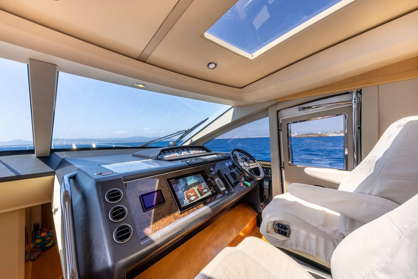 inside of a plane aboard P'TITE BOUILLE Yacht for Sale