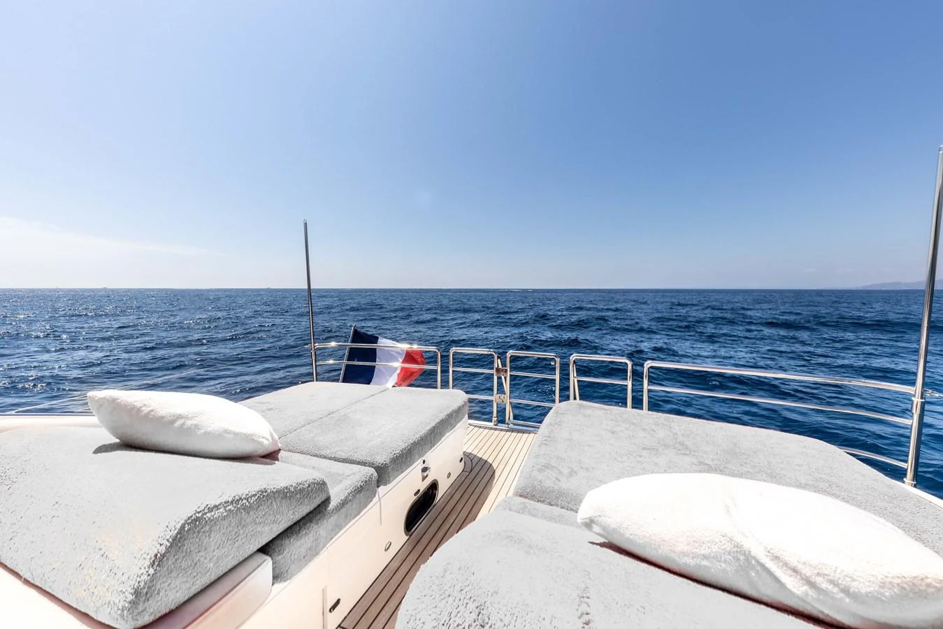 a boat on the water aboard P'TITE BOUILLE Yacht for Sale