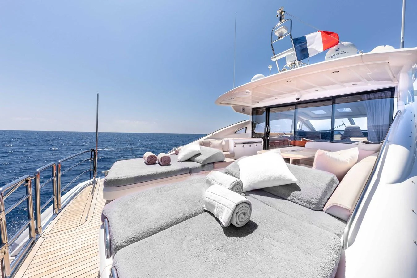 a boat on the water aboard P'TITE BOUILLE Yacht for Sale