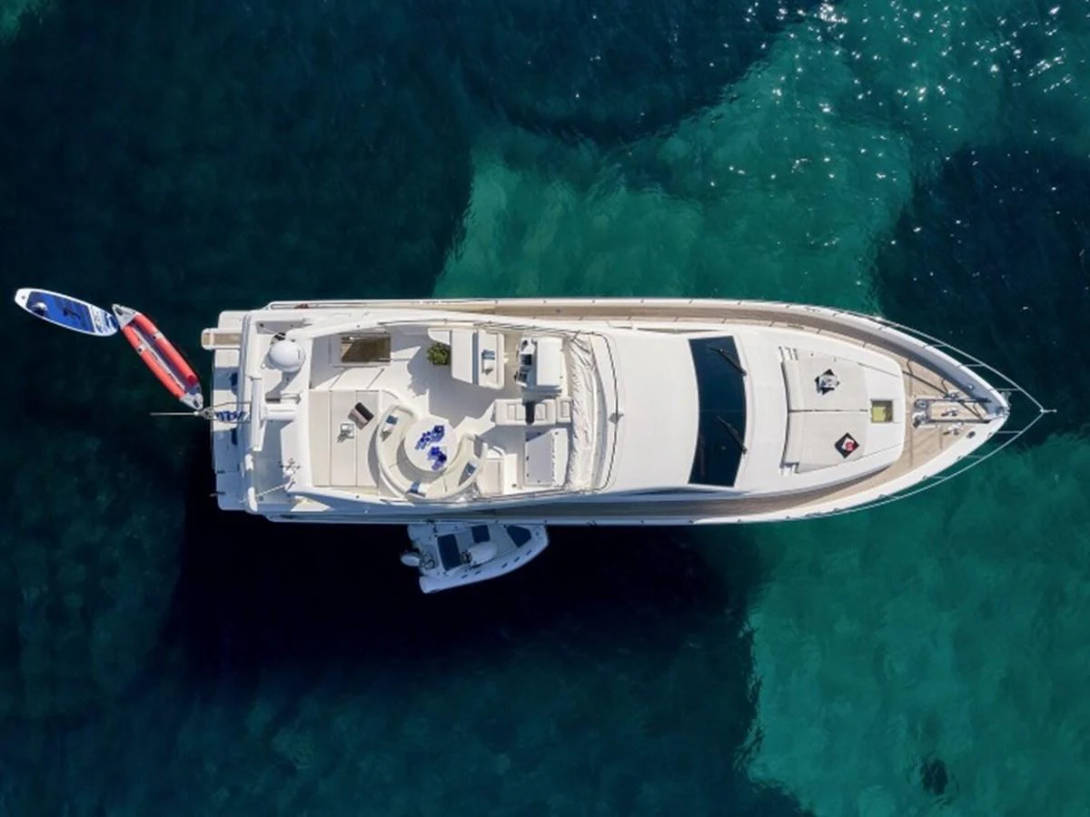 a boat in the water aboard MIREN Yacht for Sale