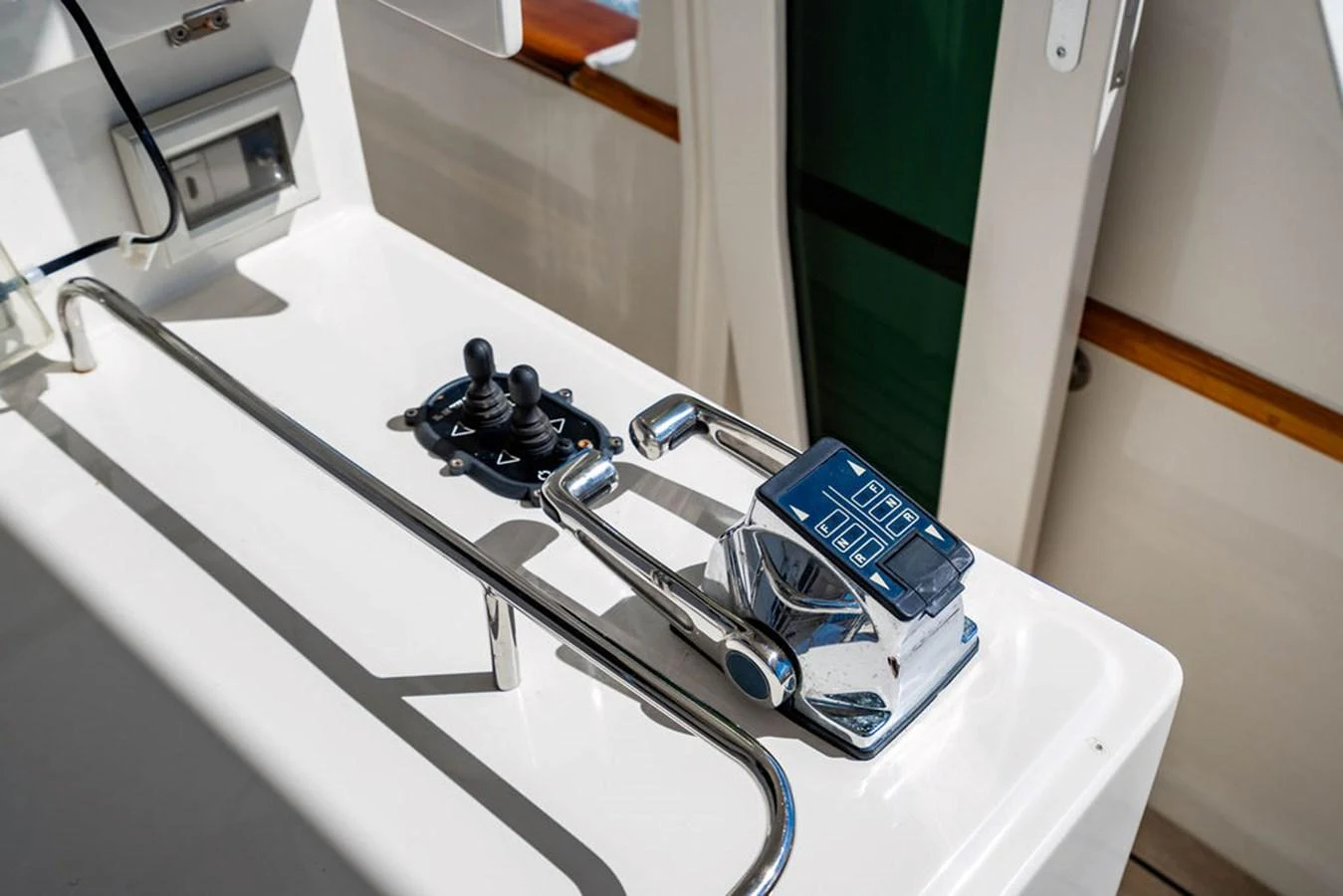 a medical device on a counter aboard NEVER BETTER Yacht for Sale