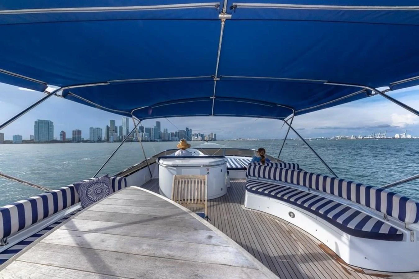 a boat on the water aboard ALAINA Yacht for Sale