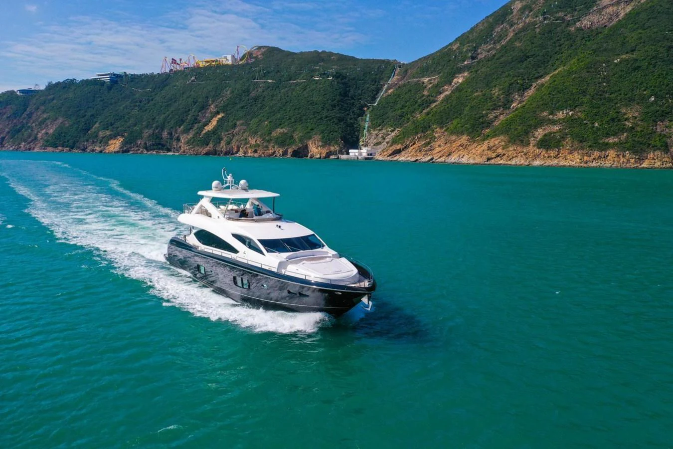 a boat on the water aboard 2008 SUNSEEKER 90  @ ACAPULCO Yacht for Sale