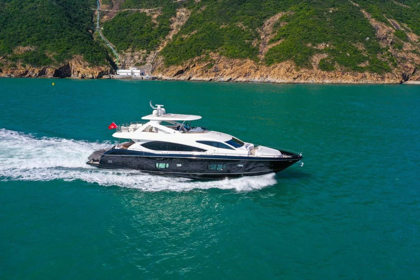 a boat on the water aboard 2008 SUNSEEKER 90  @ ACAPULCO Yacht for Sale