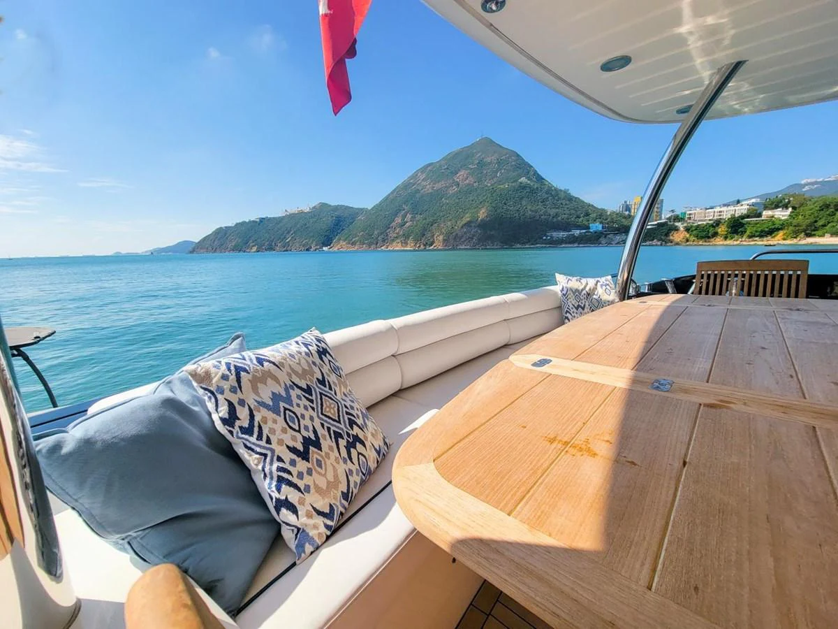a boat on the water aboard 2008 SUNSEEKER 90  @ ACAPULCO Yacht for Sale