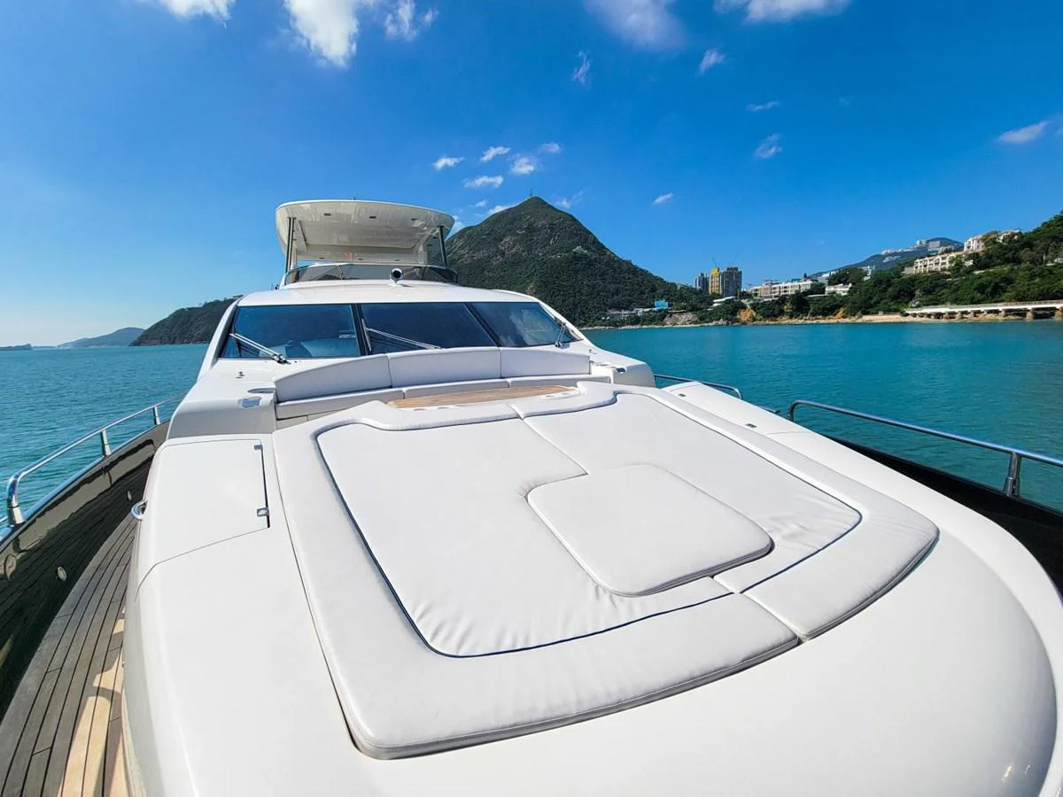 a boat on the water aboard 2008 SUNSEEKER 90  @ ACAPULCO Yacht for Sale