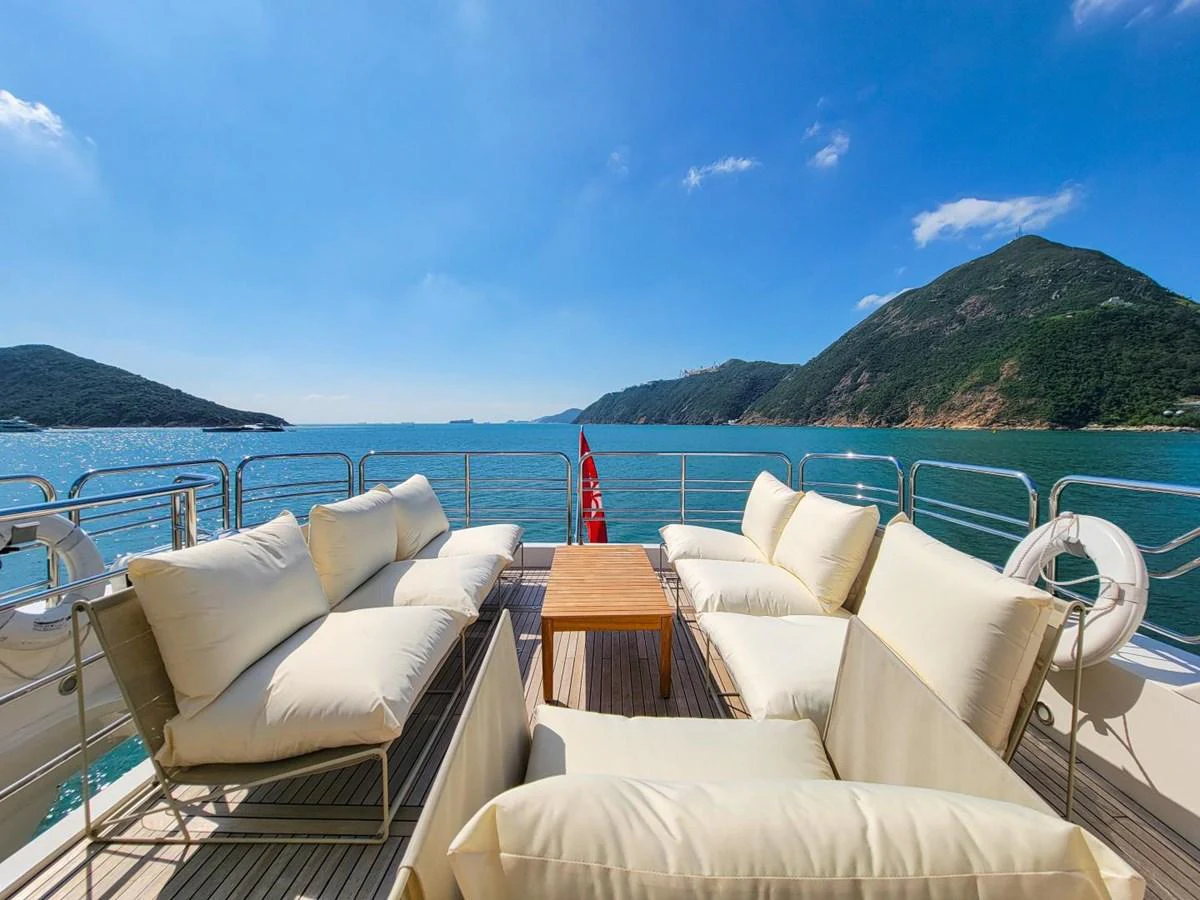 a boat on the water aboard 2008 SUNSEEKER 90  @ ACAPULCO Yacht for Sale