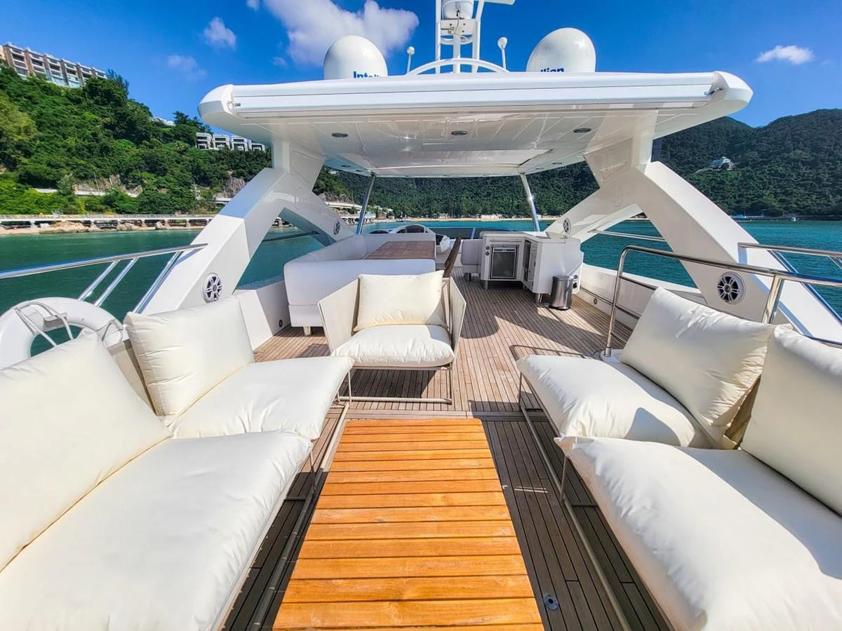 a boat on the water aboard 2008 SUNSEEKER 90  @ ACAPULCO Yacht for Sale