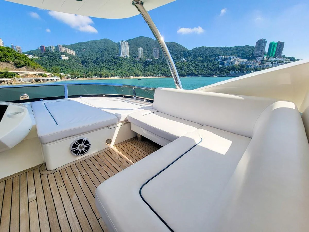 a boat on the water aboard 2008 SUNSEEKER 90  @ ACAPULCO Yacht for Sale