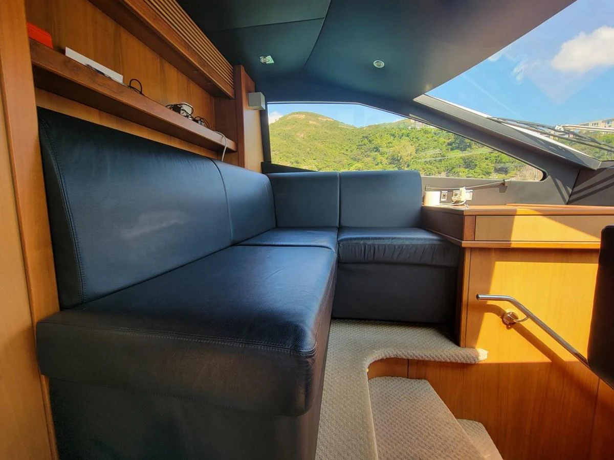 a car with a view of the mountains aboard 2008 SUNSEEKER 90  @ ACAPULCO Yacht for Sale