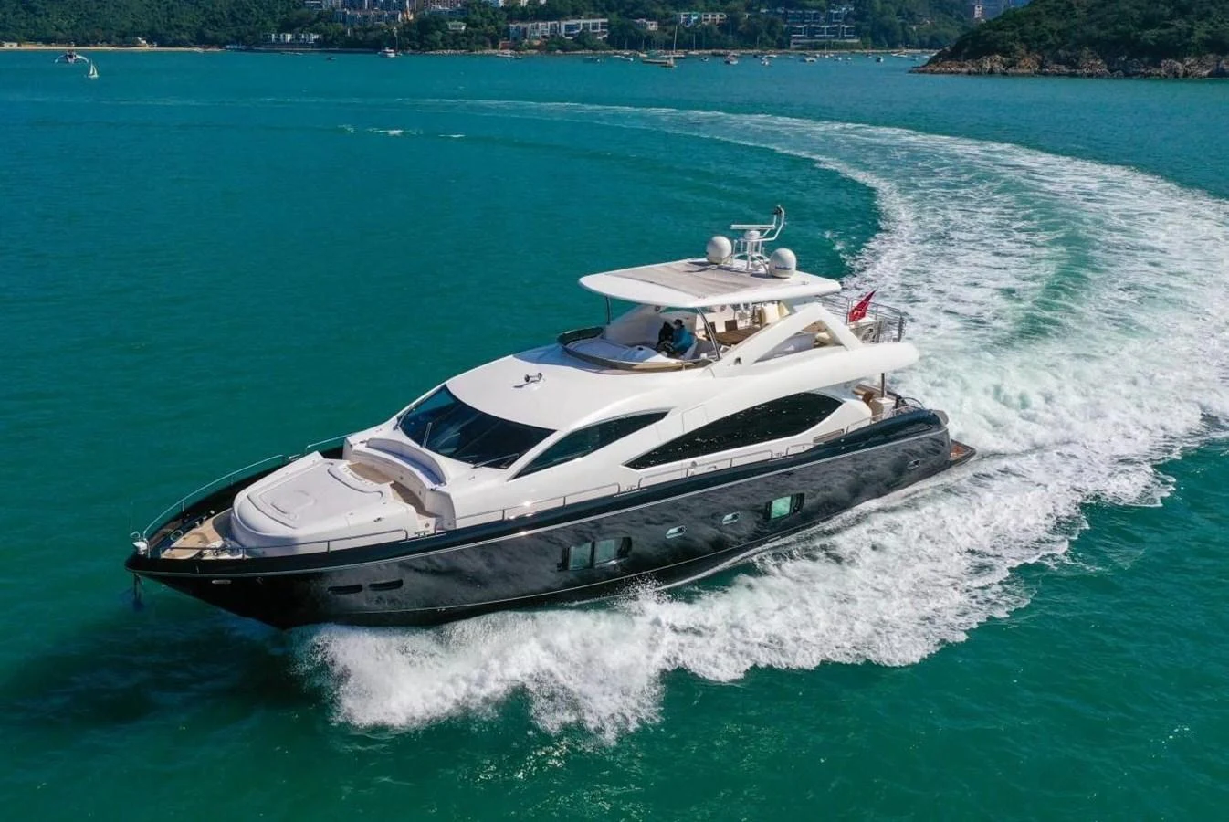 a boat on the water aboard 2008 SUNSEEKER 90  @ ACAPULCO Yacht for Sale