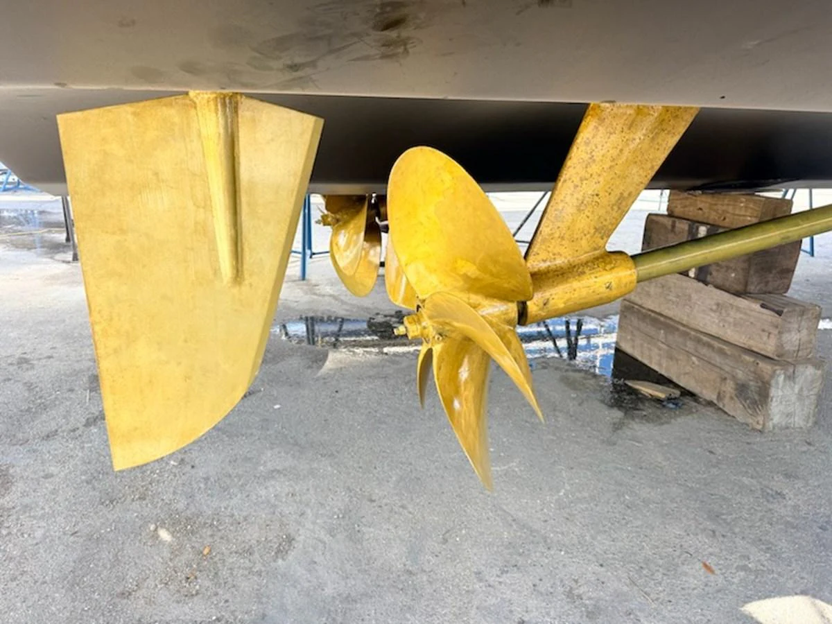 a yellow flower with a yellow center aboard XAX66046F718 Yacht for Sale