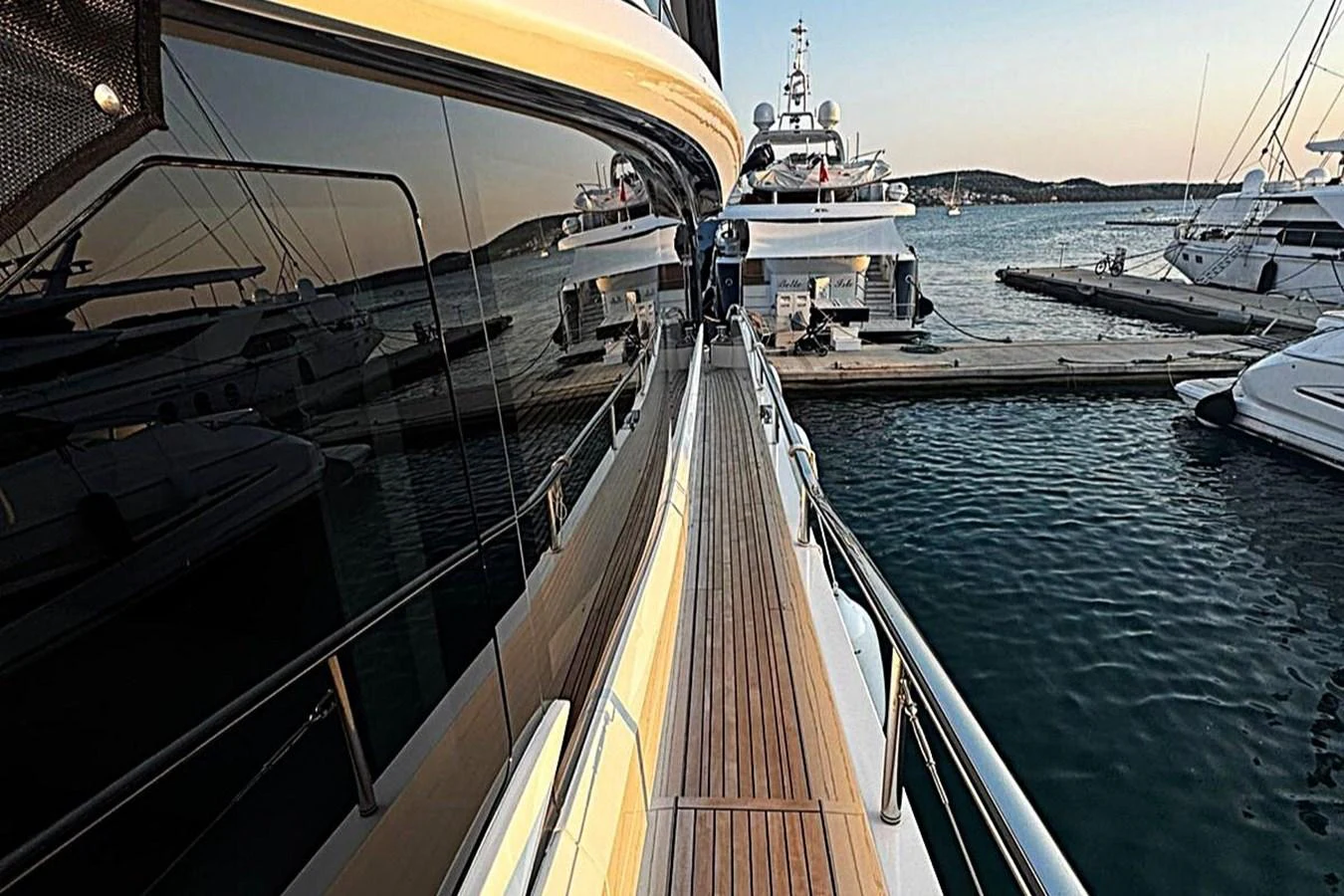 a boat on the water aboard SOLOMON Yacht for Sale