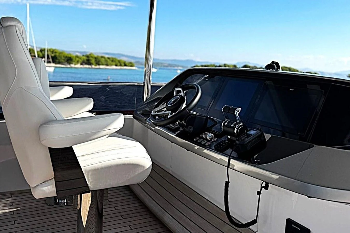 the inside of a boat aboard SOLOMON Yacht for Sale