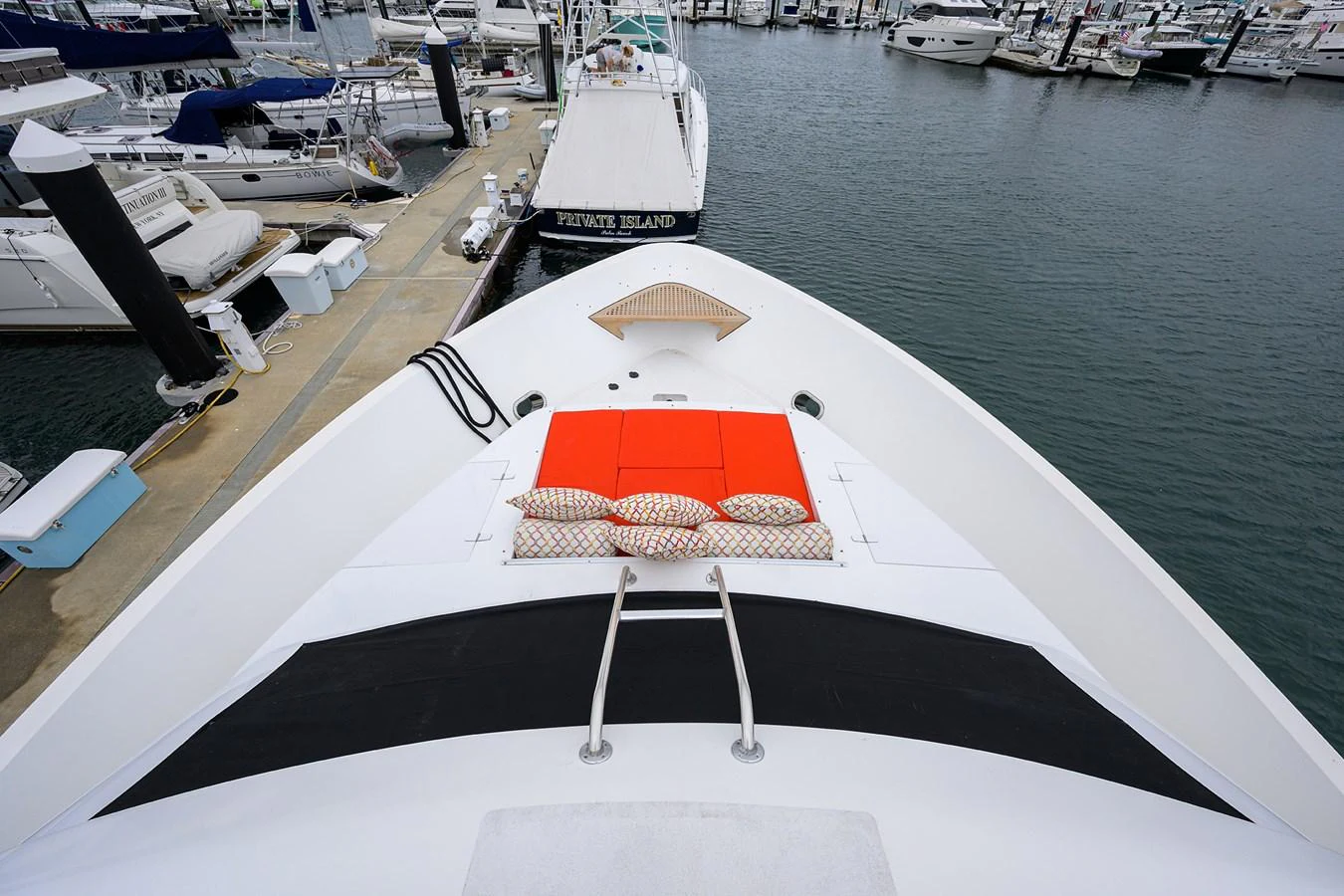 a boat on the water aboard DUNIA Yacht for Sale