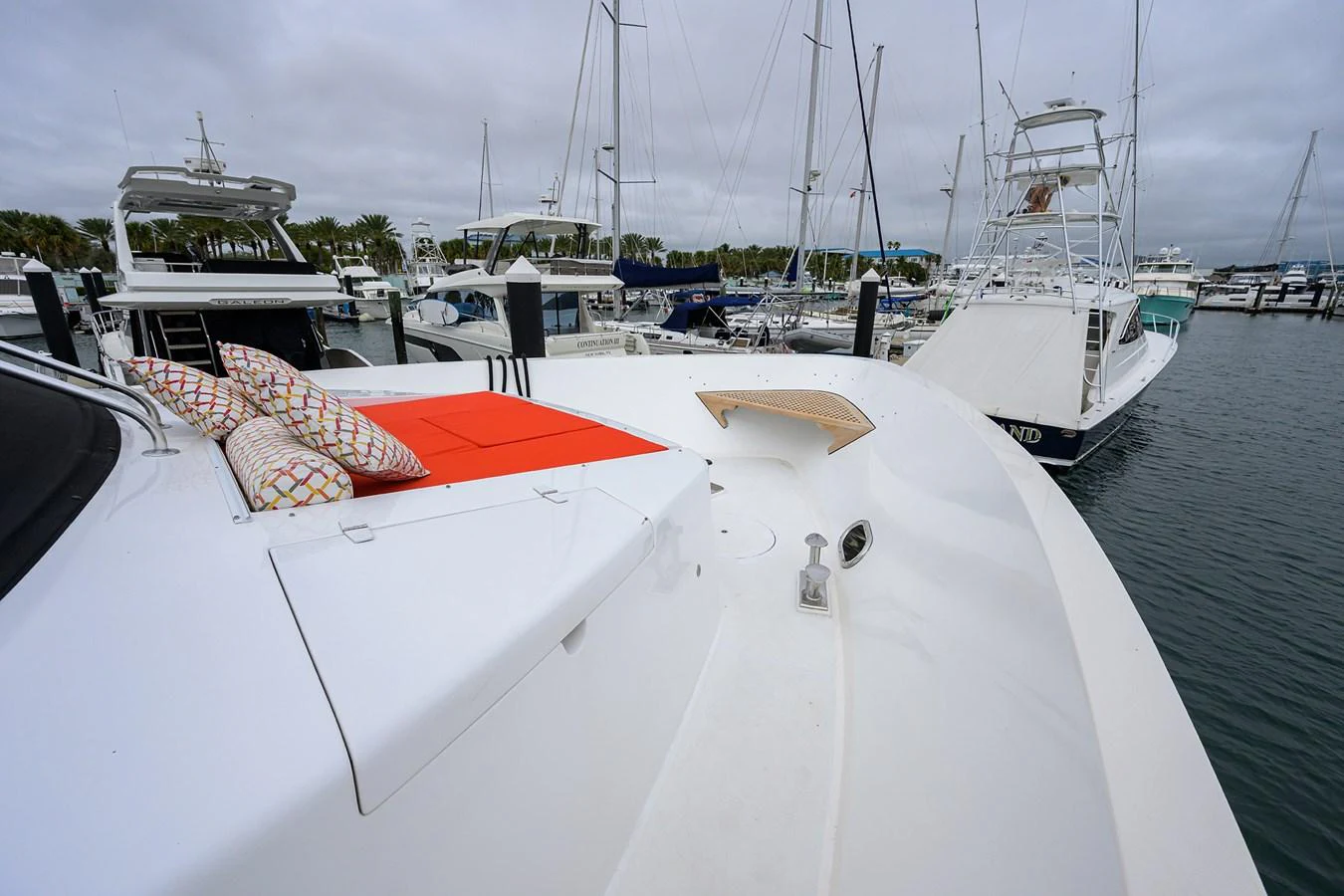 a boat in the water aboard DUNIA Yacht for Sale