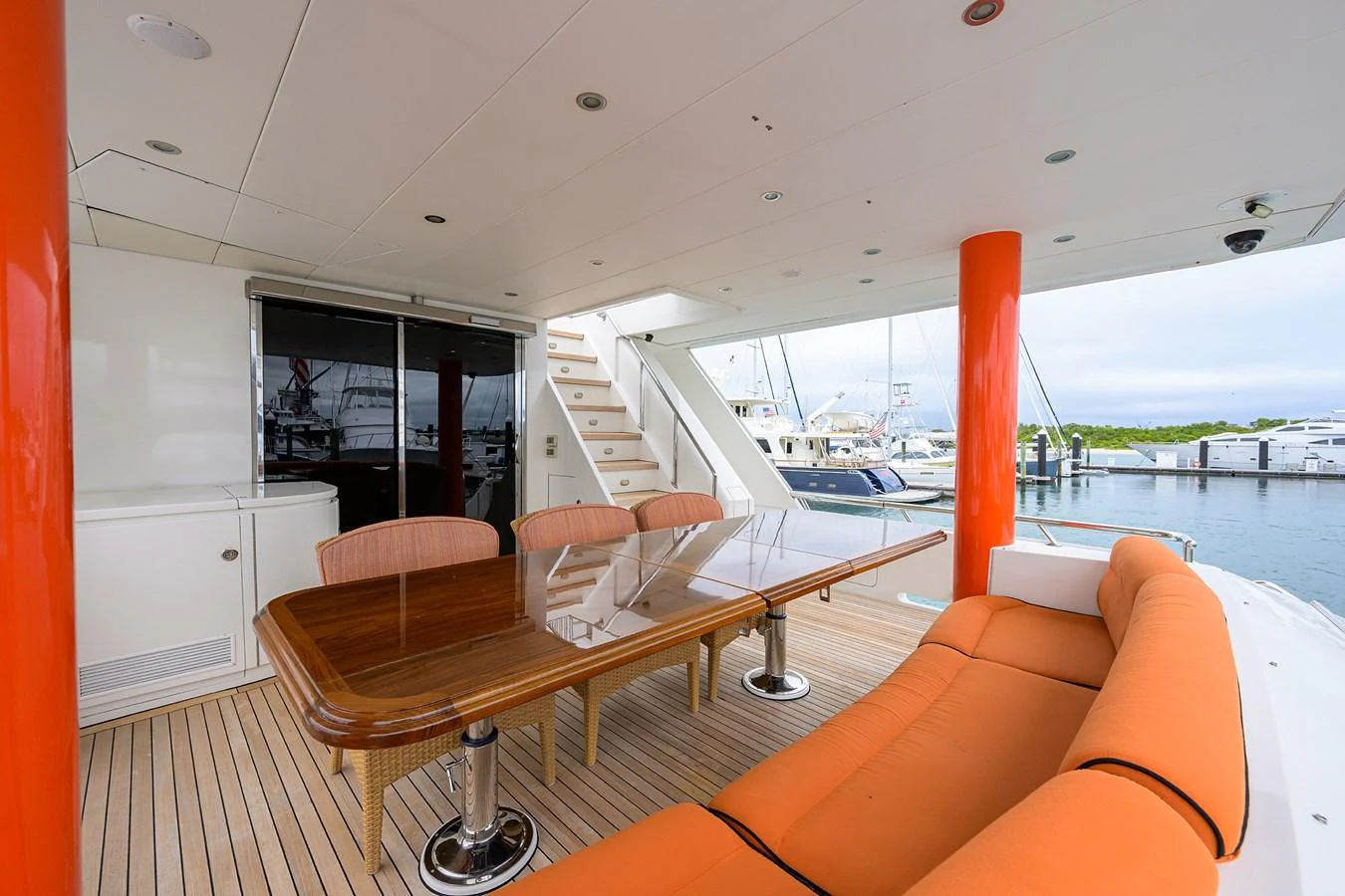 a boat on the water aboard DUNIA Yacht for Sale