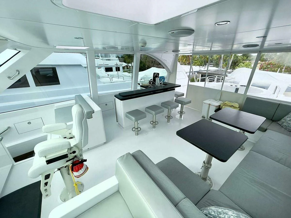 inside view of a room aboard SCORPIO II Yacht for Sale