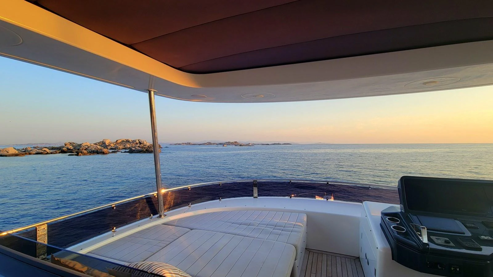 a boat on the water aboard ARGA Yacht for Sale