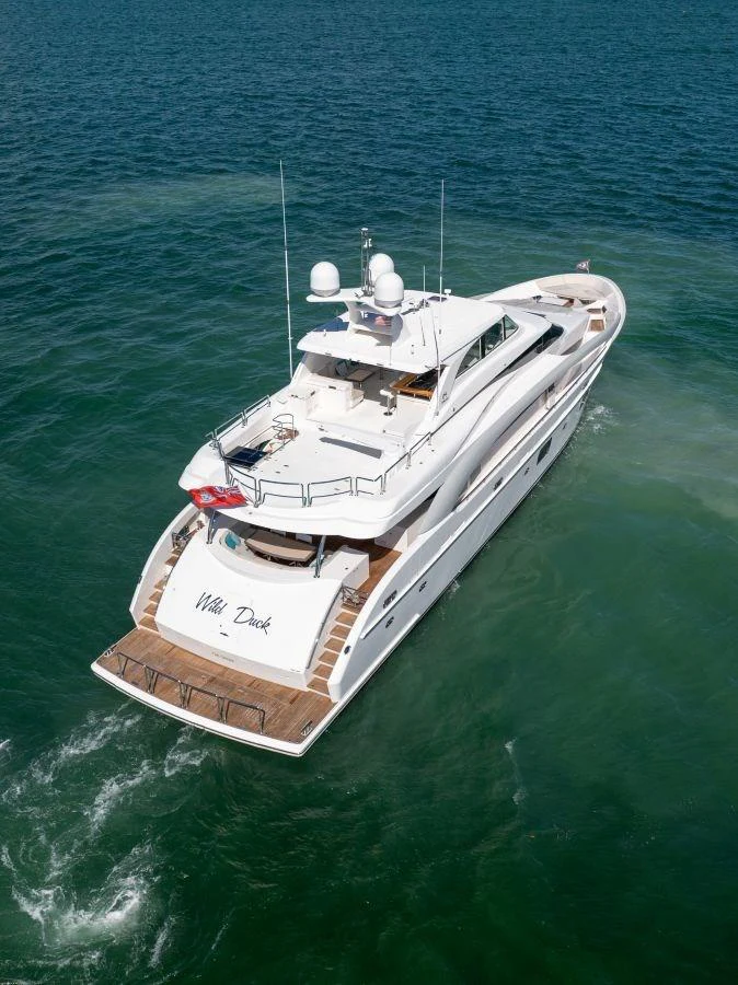 a boat in the water aboard WILD DUCK Yacht for Sale