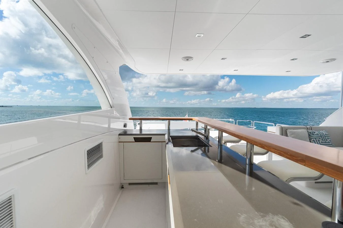 a boat on the water aboard WILD DUCK Yacht for Sale