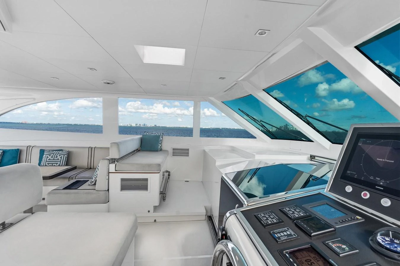 inside of an airplane aboard WILD DUCK Yacht for Sale