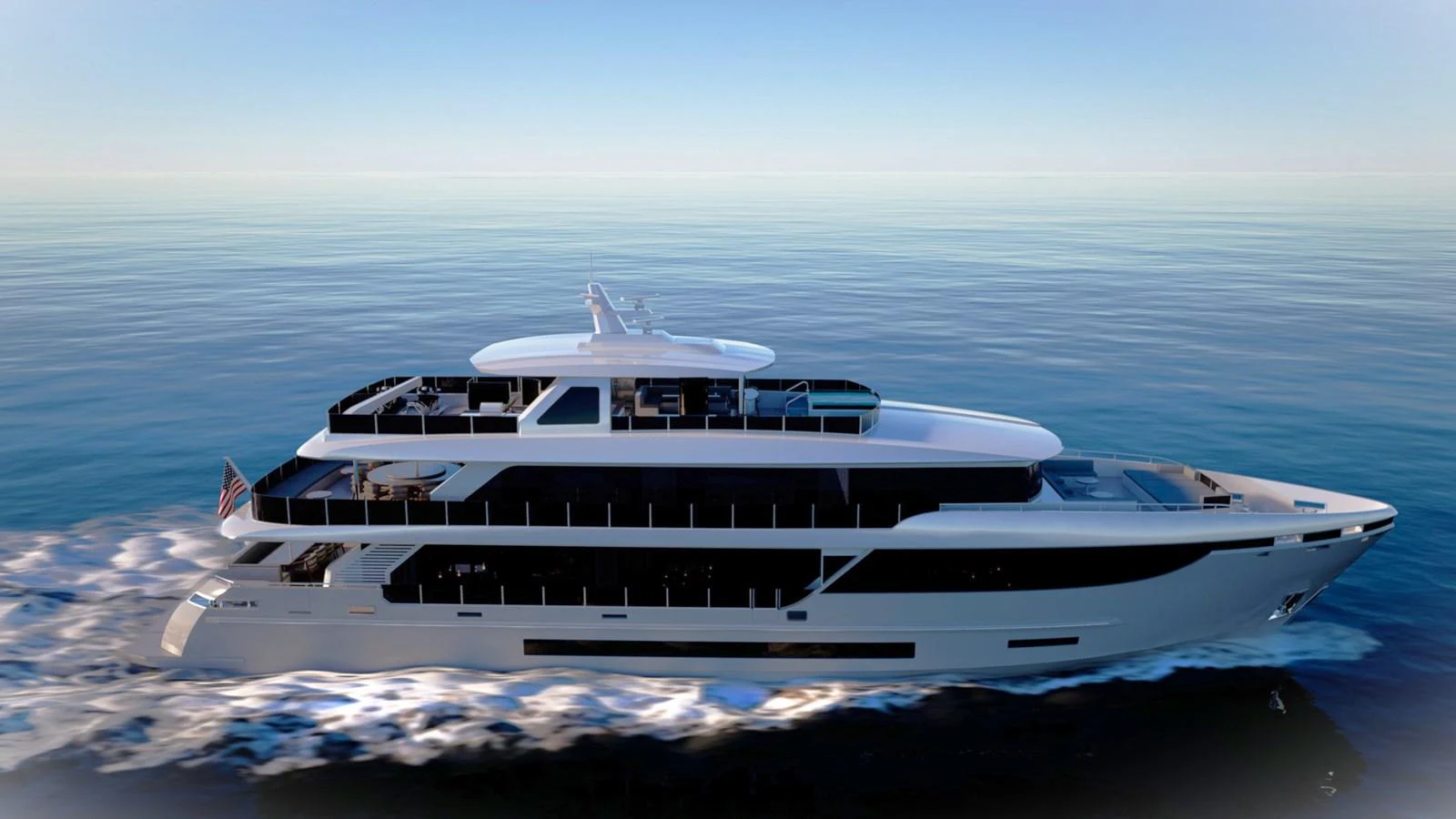 a white yacht in the water aboard E SERIES 40 Yacht for Sale