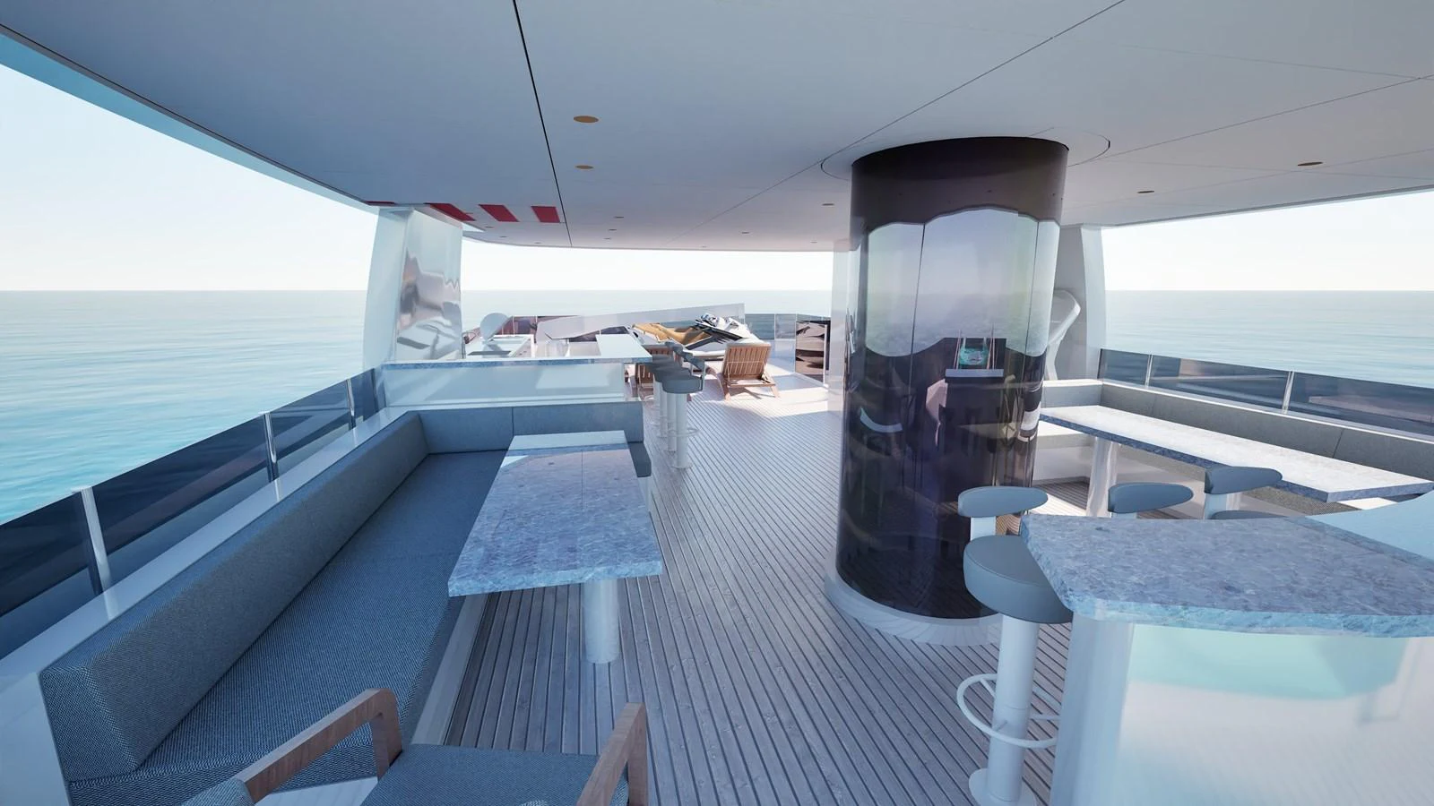 a boat with a view of the ocean aboard E SERIES 40 Yacht for Sale