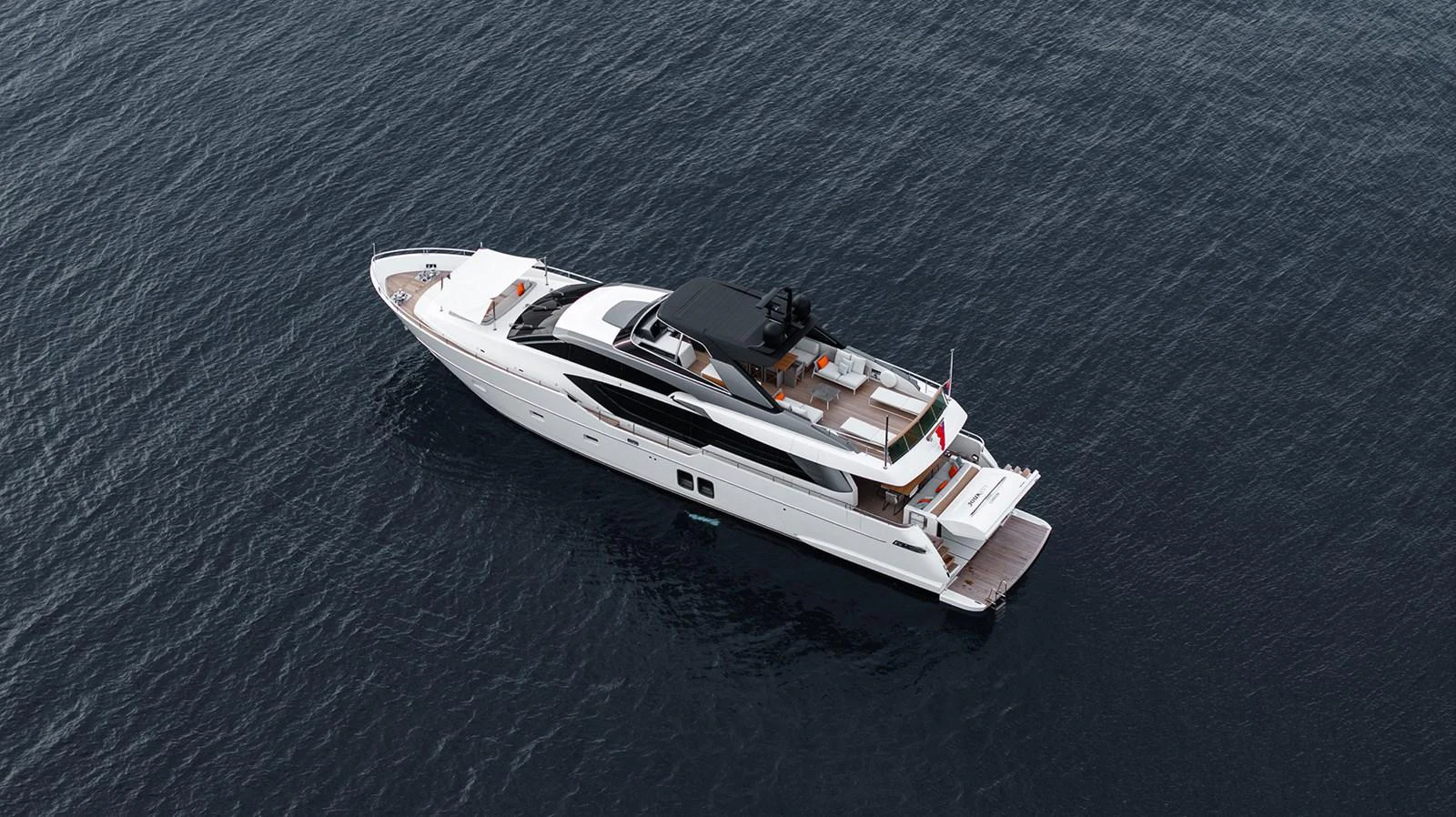 a boat in the water aboard JOURNEY Yacht for Sale