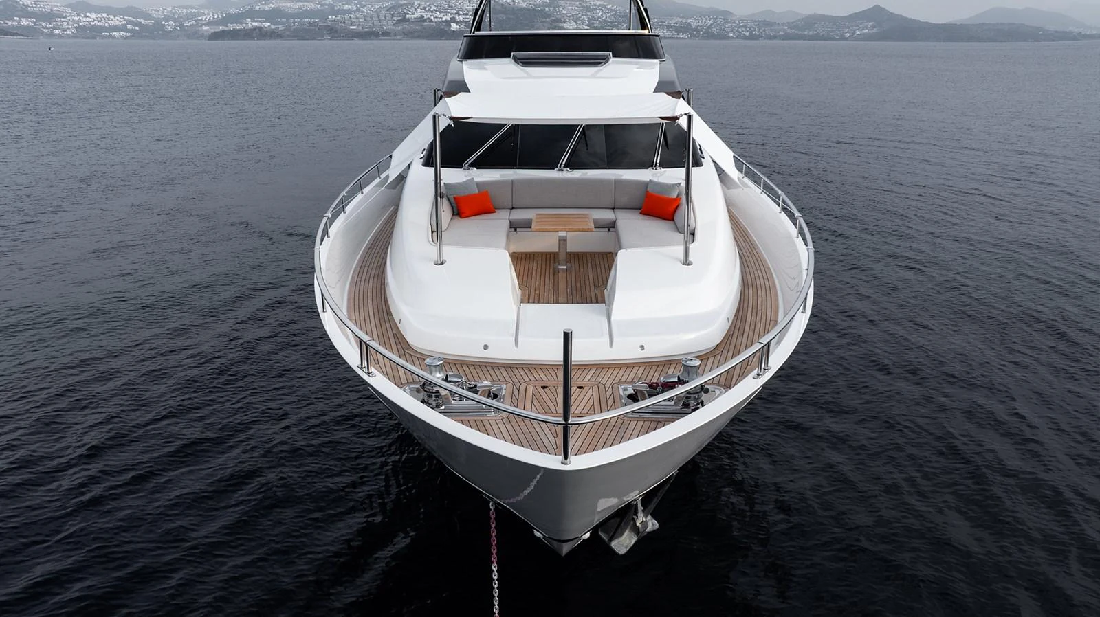 a boat in the water aboard JOURNEY Yacht for Sale