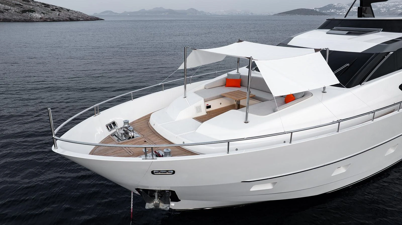a boat on the water aboard JOURNEY Yacht for Sale