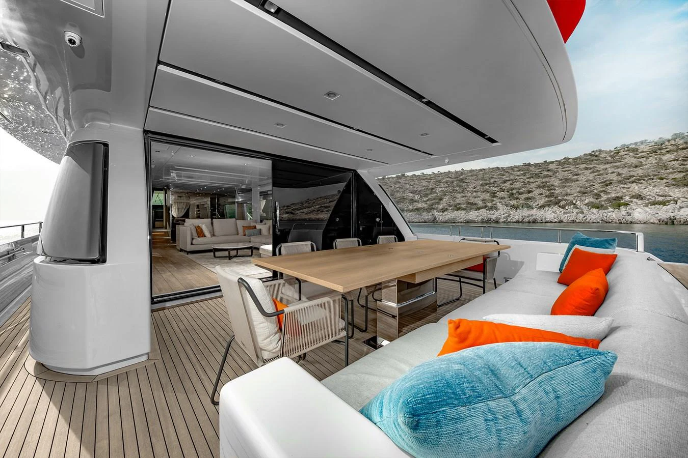a boat on a boat aboard JOURNEY Yacht for Sale