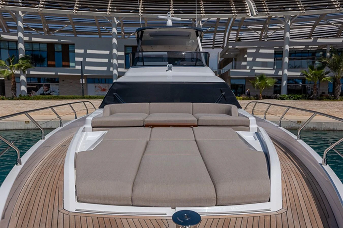 the back of a boat aboard PRINCEPESSA Yacht for Sale
