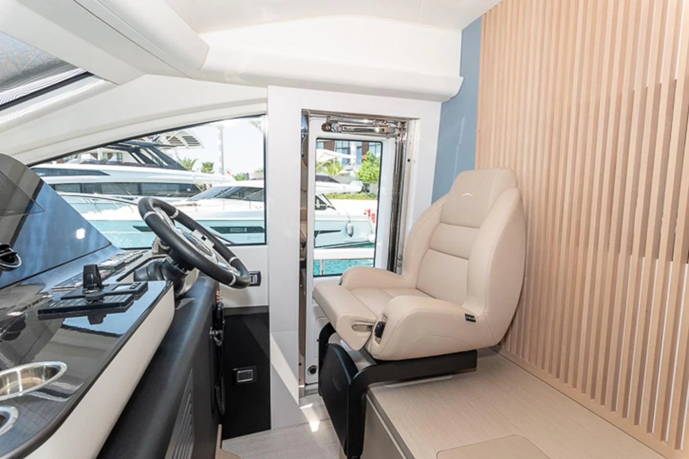 inside of a vehicle aboard PRINCEPESSA Yacht for Sale