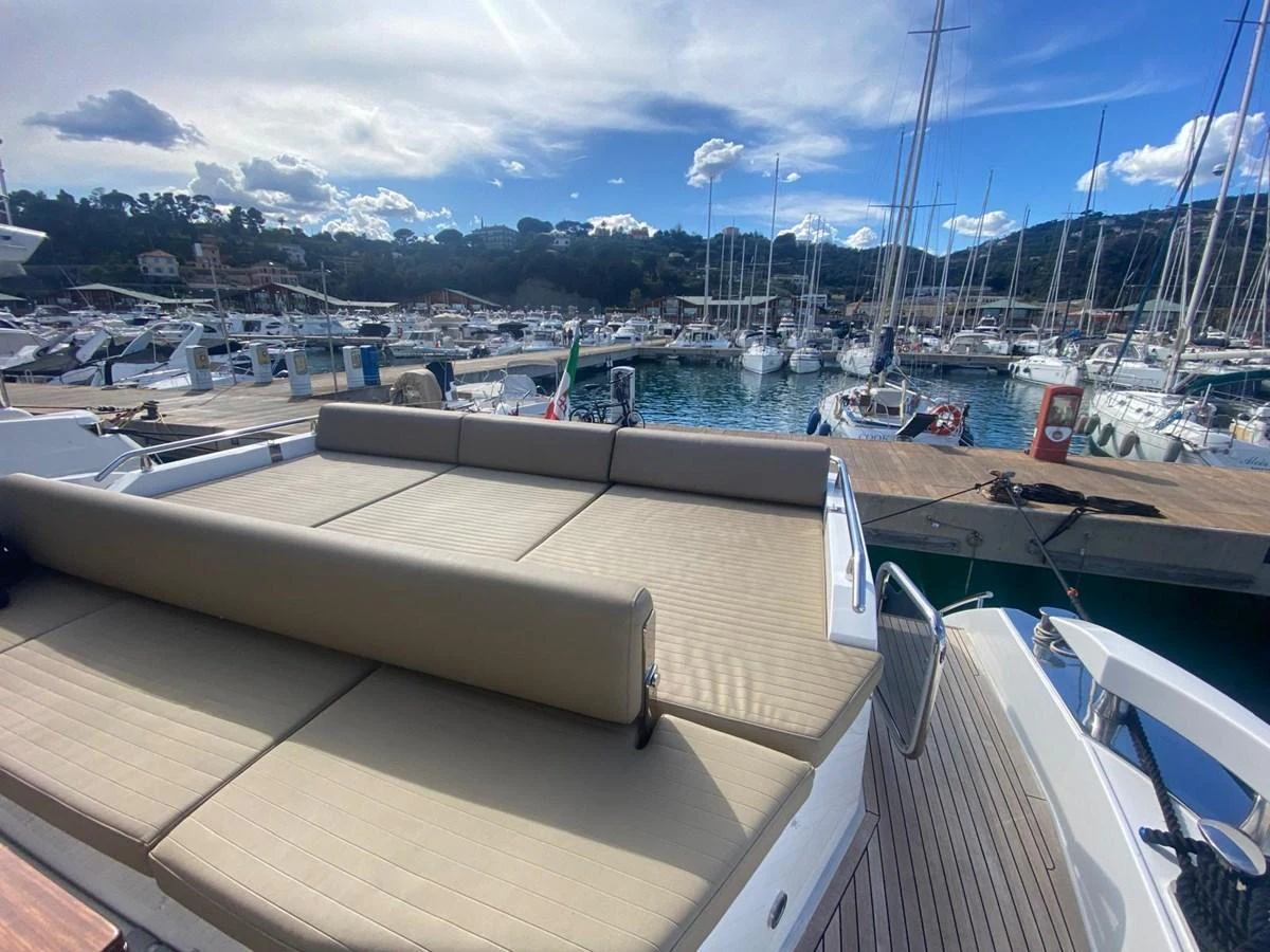 a boat dock with boats aboard 10009846 Yacht for Sale