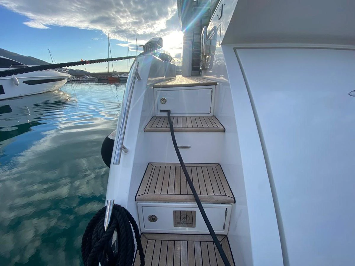 a boat with a keyboard on the front aboard 10009846 Yacht for Sale
