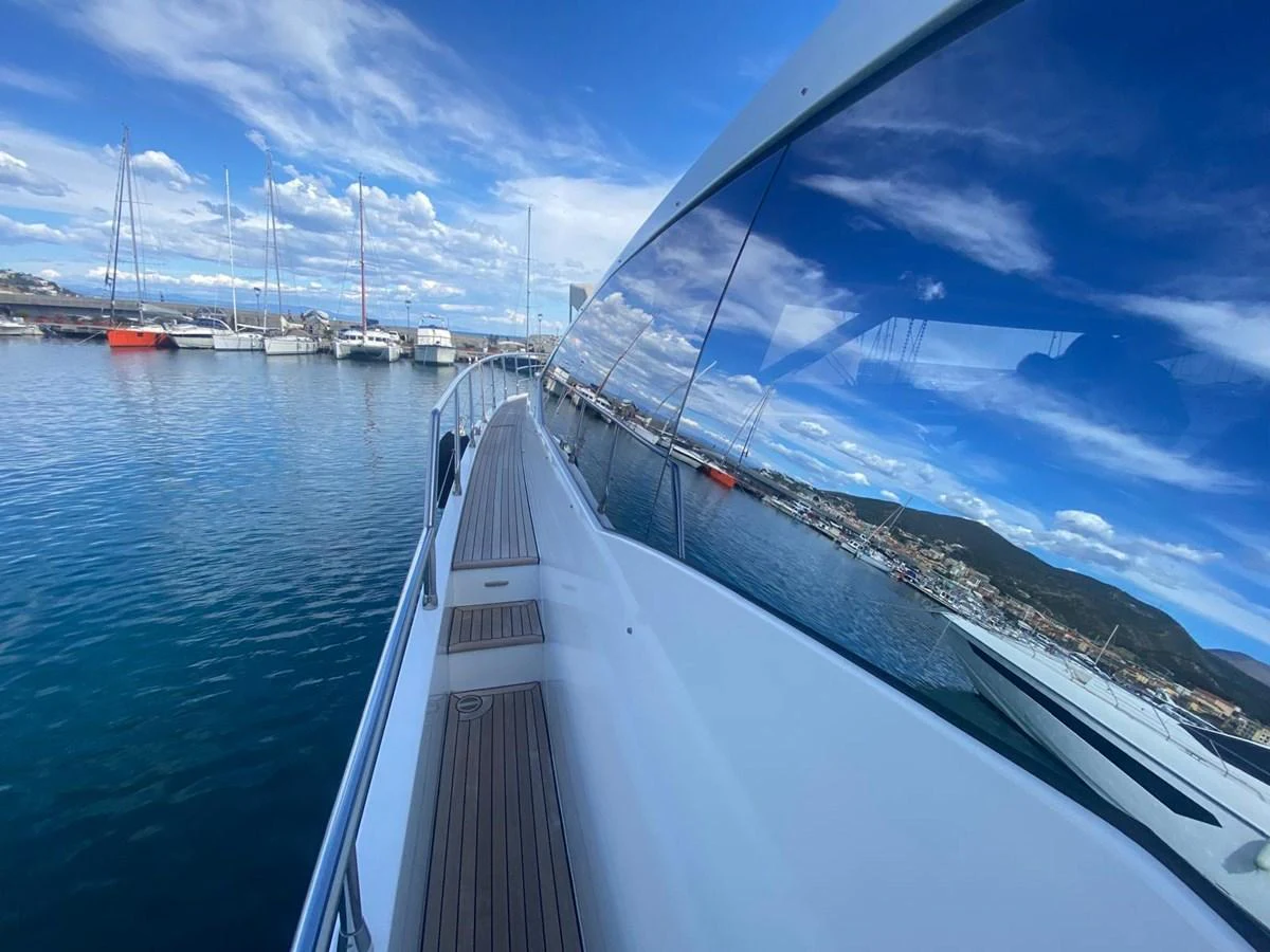 a boat on the water aboard 10009846 Yacht for Sale