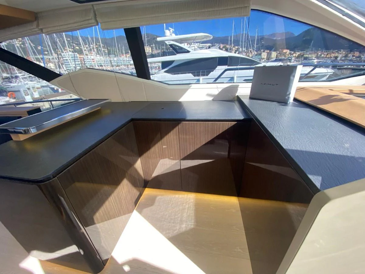 a view of an airport from the window of a plane aboard 10009846 Yacht for Sale