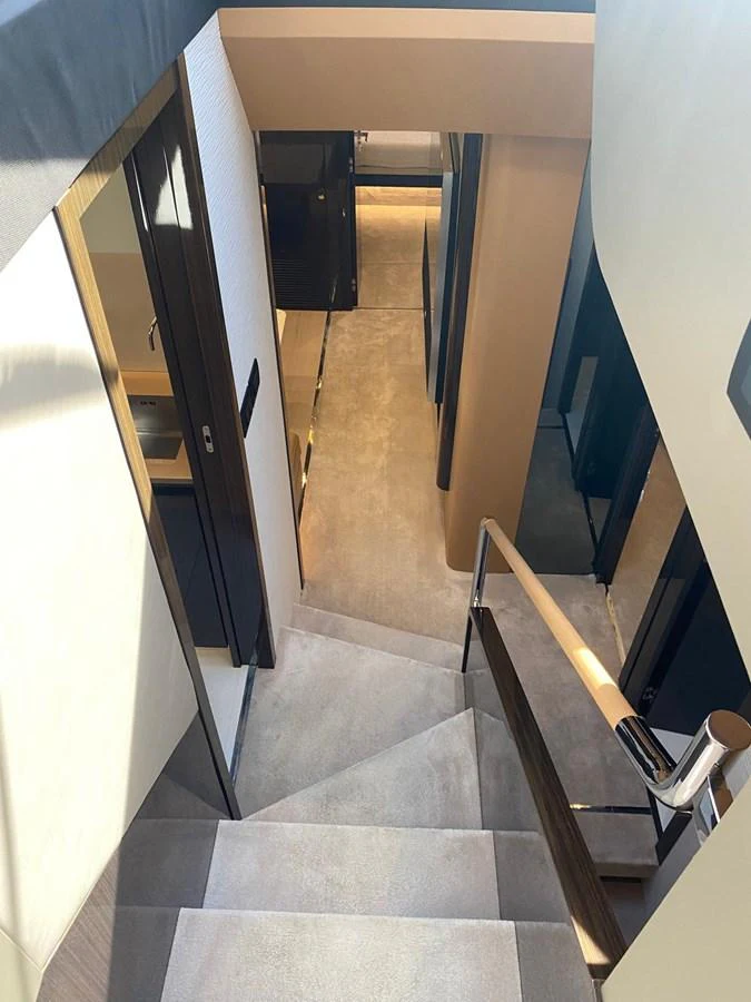 a hallway with a set of doors aboard 10009846 Yacht for Sale