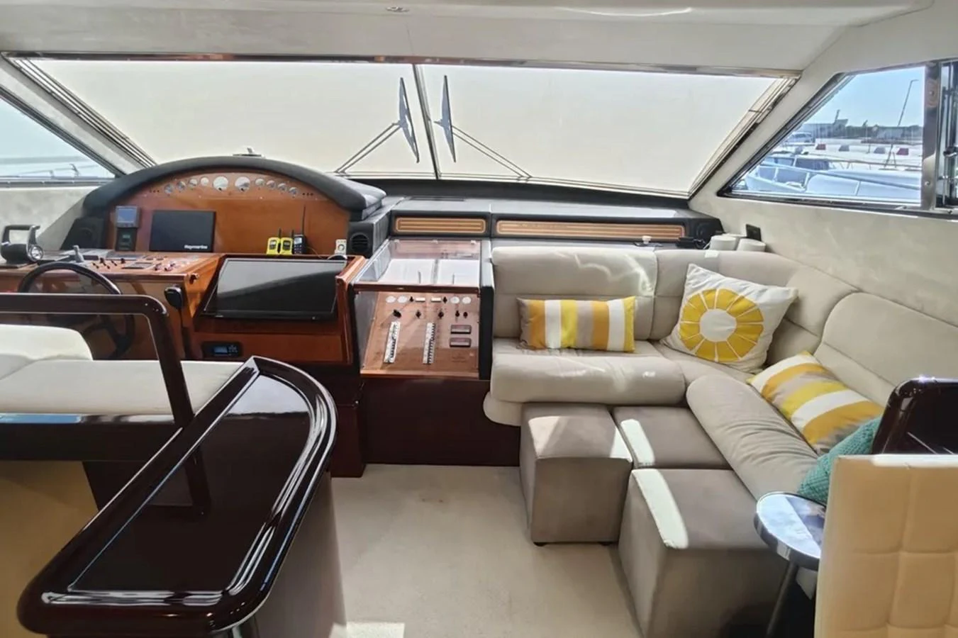 inside of a car aboard HINXXLVI02 Yacht for Sale