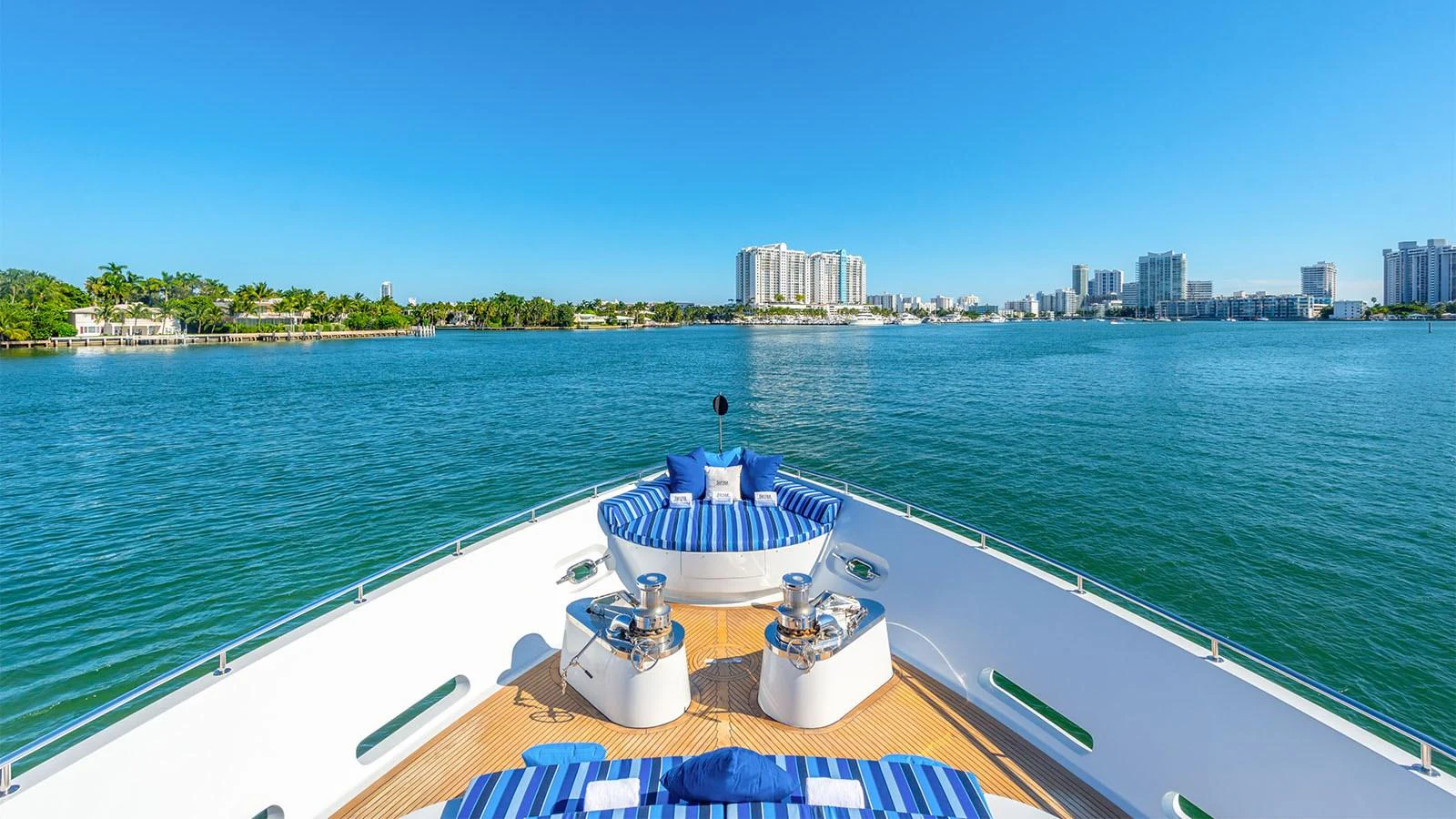 a boat on the water aboard SURINA Yacht for Sale