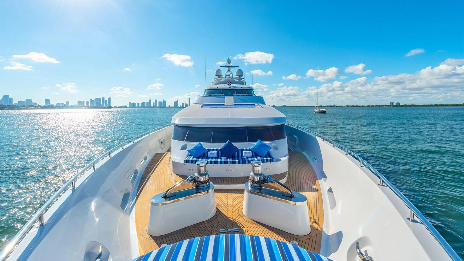 a boat on the water aboard SURINA Yacht for Sale