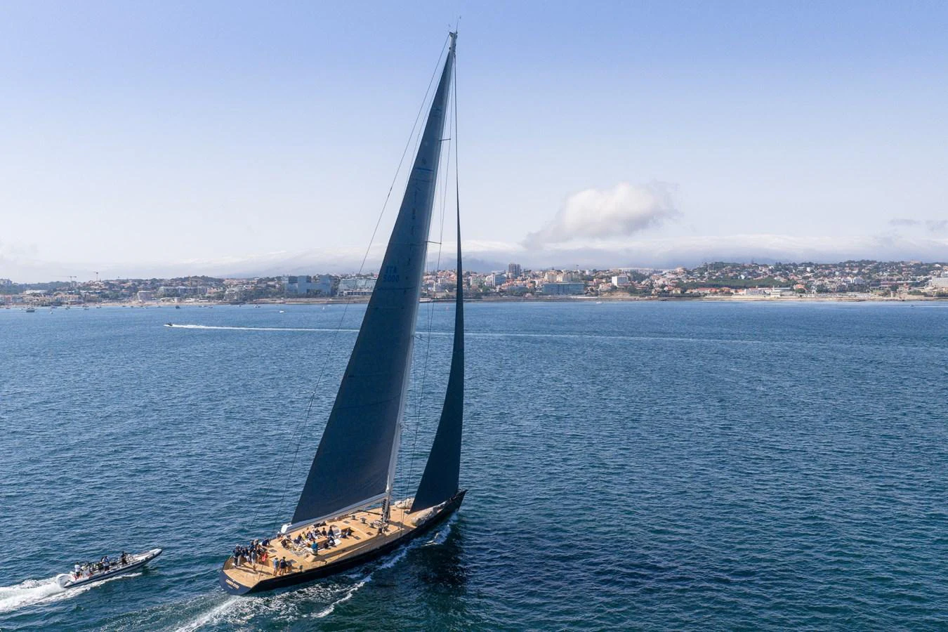 a sailboat on the water aboard GREEN EYES Yacht for Sale