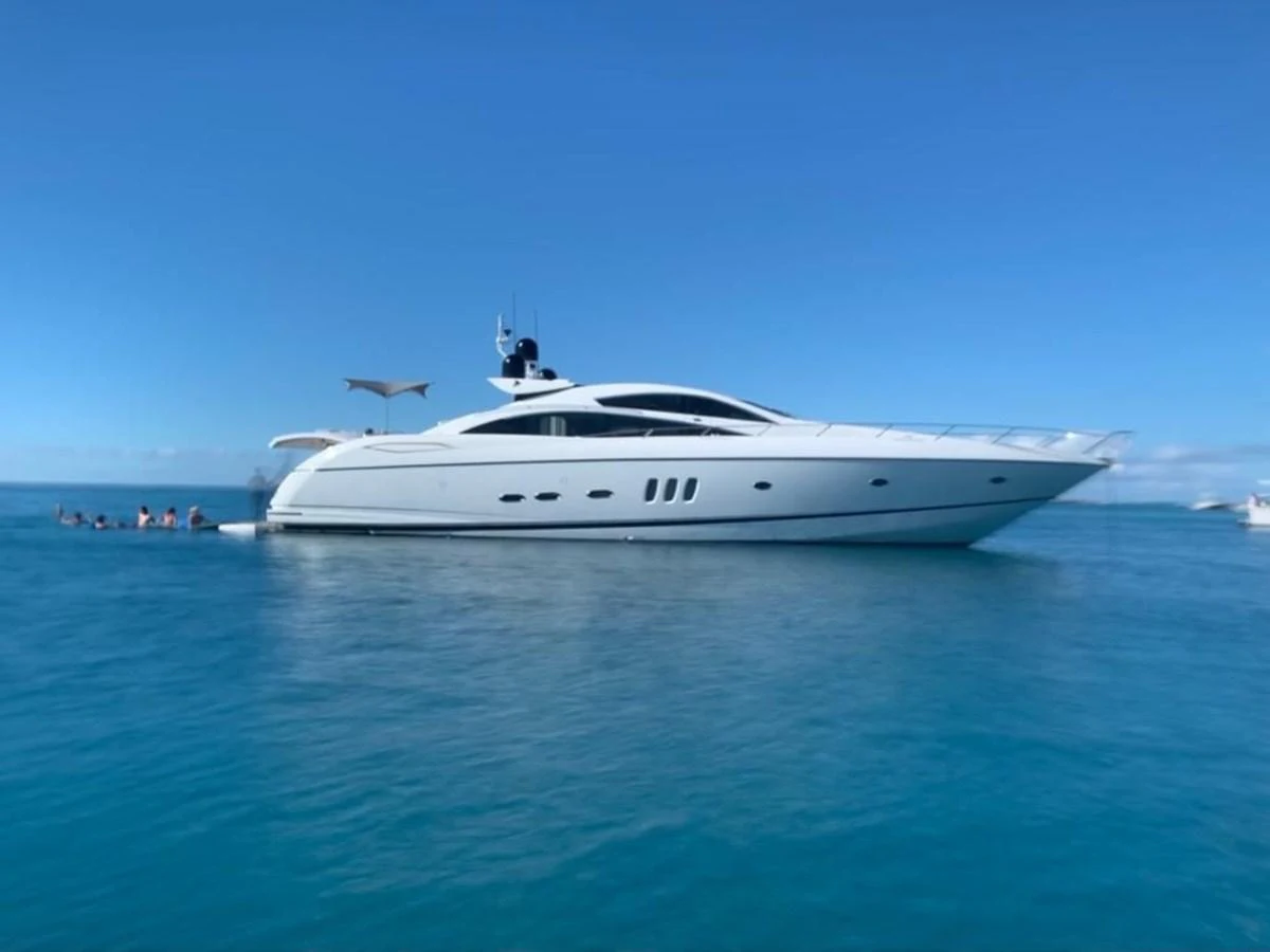 a white yacht in the water aboard GBXSK03391E506 Yacht for Sale