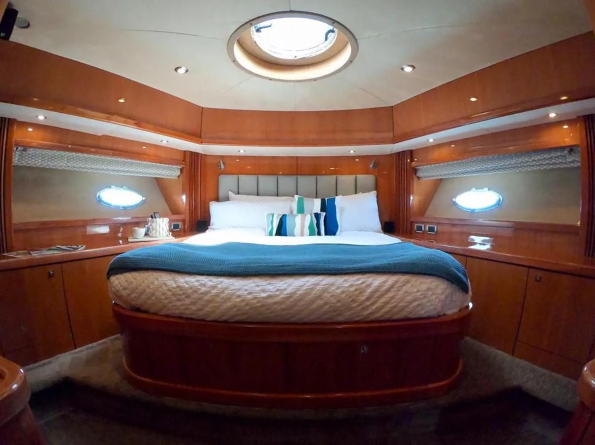 a bed in a cabin aboard GBXSK03391E506 Yacht for Sale